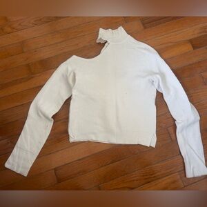 Abercrombie & Fitch Soft White Knit Top